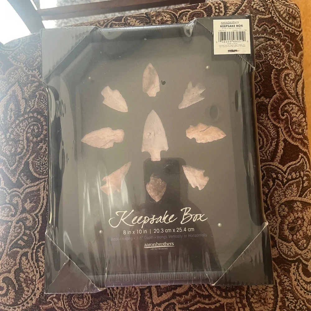 Black Keepsake Box frame 8x10” inches
